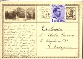 Vue de Busteni - korespondenční lístek (pohled)