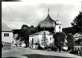 Šumava - Železná Ruda - barokní kostelík (pohled)