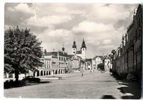 Telč - náměstí (pohled)