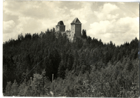Šumava - Zřícenina hradu Kašperk (pohled)