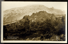 Krkonoše - Mužské kameny - Mannsteine (pohled)