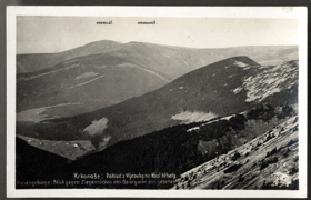 Krkonoše - Pohled z Výrovky na Kozí hřbety (pohled)