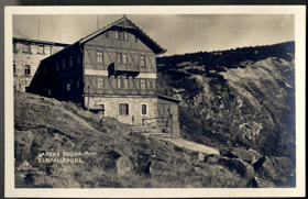 Labská bouda - Elbfallbaude (pohled)