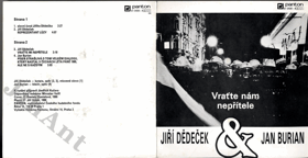SP - Jiří Dědeček & Jan Burian – Vraťte nám nepřítele