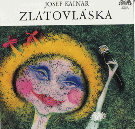 LP - Josef Kainar - Zlatovláska - Cover J. Šerých