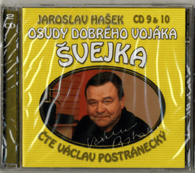 2CD - Osudy dobrého vojáka Švejka 9 - 10 (Audiokniha) - čte Václav Postránecký
