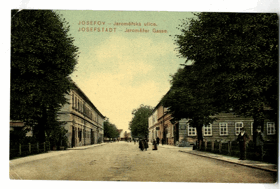 Josefov - Jaroměřská ulice - Josefstadt - Jaromerer Gasse (pohled)