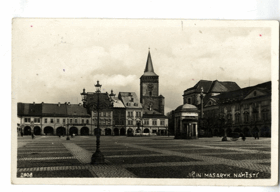Jičín - Masarykovo náměstí (pohled)