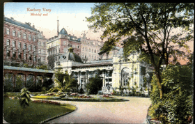 Karlovy Vary - Městský sad (pohled)