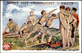Sedmý slet všesokolský v Praze (pohled)