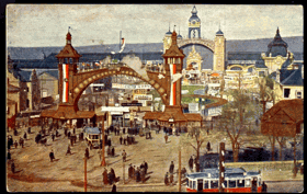 Praha - Hospodářská výstava v Praze (pohled)
