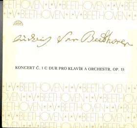 LP - Ludwig Van Beethoven - Koncert č. 1 C Dur pro klavír a orchestr. OP. 15