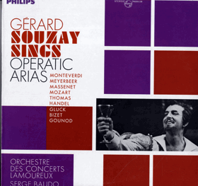 LP - Gérard Souzay Sings - Operatic Arias