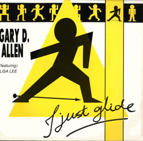 LP -  Gary D. Allen ‎– I Just Glide - Maxi-Single