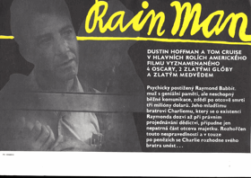 Filmový plakát - Rain Man - Dustin Hoffman