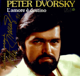 LP - Peter Dvorský - L´amore é destino - PODPIS NA OBALU !
