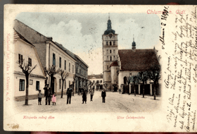 Klicperův rodný dům - Ulice Čelakovského - Chlumec nad Cidlinou (pohled)