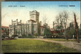 Skřivany - Zámek (pohled)