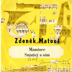SP - Zdeněk Matouš - Mamince... - Podpis interpreta