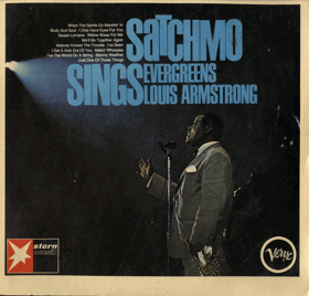 LP - SATCHMO - Sings Evergreens Louis Armstrong