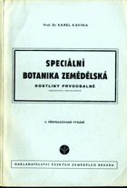 Speciální botanika zemědělská. - Rostliny prvoobalné