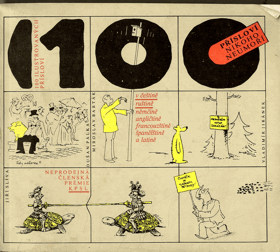 100 ilustrovaných přísloví v češtině, ruštině, němčině, angličtině, francouzštině, ...