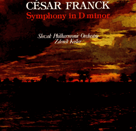 LP - César Franck - Symphony in D minor - Česká filharmonie Zdeněk Košler
