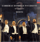 LP - Carreras Domingo Pavarotti in concert MEHTA