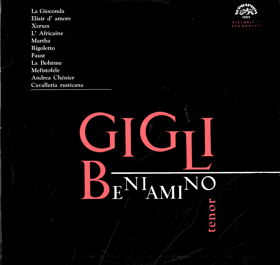 LP - Gigli Beniamino - tenor