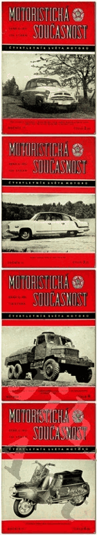 Motoristická současnost - ročník II, č. 1-4, kompletní ročník, - Čtvrtletník světa ...