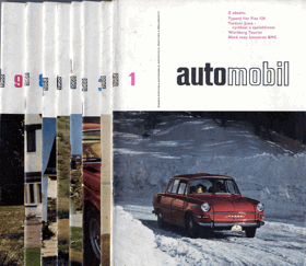 Automobil 1968 - čísla 1 - 9 - chybí 10-12 !