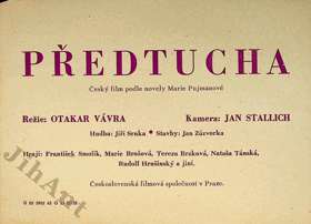 Předtucha - Otokar Vávra