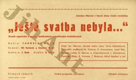 Ještě svatba nebyla...