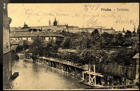Praha - Čertovka (pohled)