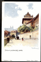 Praha - Schwarzenberský palác (pohled)