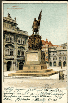 Praha - Radeckýho pomník (pohled)