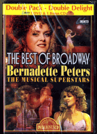 DVD + CD - The Best Of Broadway - Bernadette Peters - NEROZBALENO !