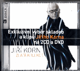 CD - Jiří Korn - Zlatá kolekce 2CD+DVD - NEROZBALENO