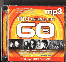 CD - mp3 - 60 ´s - 100 Original Hits - NEROZBALENO !