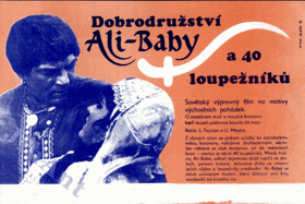 Filmový plakát - Dobrodružství Ali-Baby a 40 loupežníků