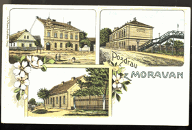 Pozdrav z Moravan - Moravany (pohled)