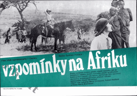 Filmový plakát - Vzpomínky na Afriku