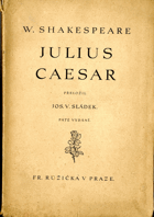 Julius Caesar - tragedie v pěti jednáních