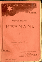 Hernani - tragedie o pěti jednáních