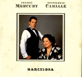 LP - POUZE OBAL ! - Freddie Mercury - Montserrat Caballe - Barcelona- POUZE OBAL !