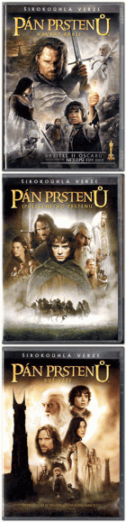 3DVD - Pán prstenů - Návrat krále - Fvě věže - Společenstvo Prstenu - širokoúhlá verze