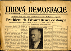 Lidová demokracie - 1948 - Edvard Beneš