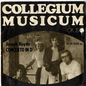 SP -  Collegium Musicum, Joseph Haydn ‎– Concerto In D