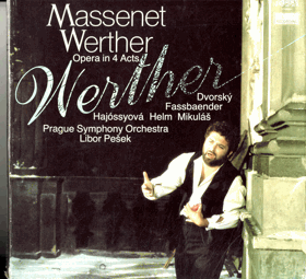 4LP - Messenet Werther - Peter Dvorský - Prague Symphony Orchestra - Libor Pešek