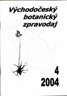 Východočeský botanický zpravodaj 4 2004
